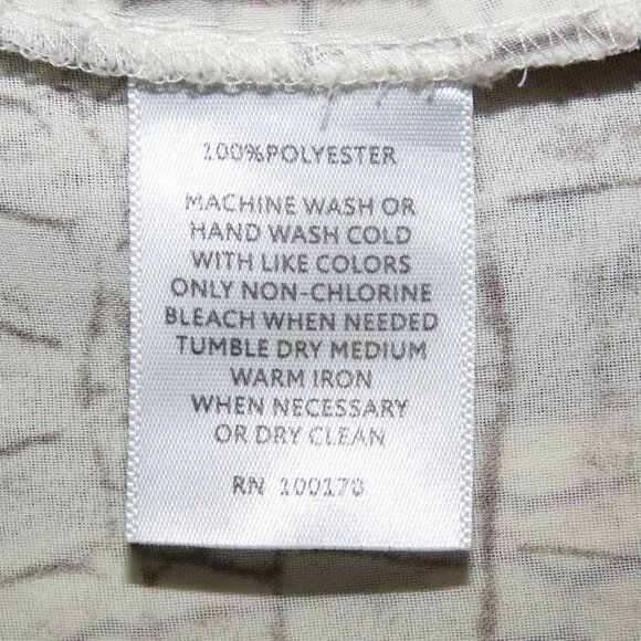 Cynthia Rowley White & Gray Snakeskin Print Sleeveless V-Neck Top Size S (C1277) - Picture 7 of 7